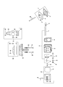 Kohler Cv730-3148 Head, Valve And Breather Diagram and Parts List for Z-FORCES60 (53BH5FJD-53BH5FJD050)(2013) Cub Cadet Lawn Tractor